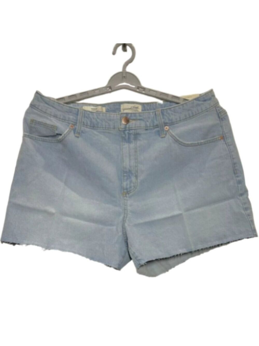 High-Rise Vintage Midi Jean Shorts - **Universal Thread** Light Blue 24W NWT